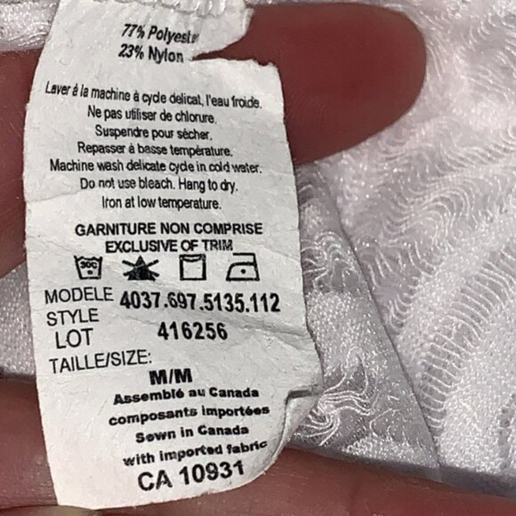 Laura Petites white open front detailed texture cardigan size M - Picture 5 of 5